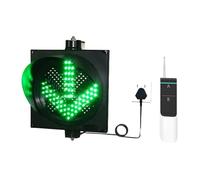 CPCDPOUOYK 300mm Red Cross Green Arrow Signal Light,LED Industrial Traffic Lamp,remote Control Dimming,plug And Play,For Shopping Malls/parking Lanes(1000m Remote Control)