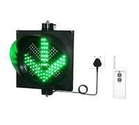 CPCDPOUOYK 300mm Red Cross Green Arrow Signal Light,LED Industrial Traffic Lamp,remote Control Dimming,plug And Play,For Shopping Malls/parking Lanes(100m remote control)