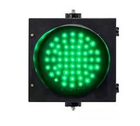 CPCDPOUOYK Indicator LED Traffic Light, Red And Green Monochrome Signals, Driving School Barricade Warning Lamp, Voltage 220V, Suitable For Weighbridge, Gate(Green,300mm)