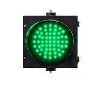 CPCDPOUOYK Indicator LED Traffic Light, Red And Green Monochrome Signals, Driving School Barricade Warning Lamp, Voltage 220V, Suitable For Weighbridge, Gate(Green,200mm)