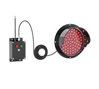 CPCDPOUOYK Wall Mounted Traffic Light With Push Button Control, AC 100-240v, Various, Safety Indicator, For Shopping Malls/warehouses/parking Lanes(300mm/11.8in)