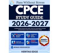 CPCE Study Guide 2026-2027: Comprehensive Review with 3000+ Practice Questions & Detailed Explanations to pass Your Exam Without Stress