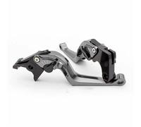 CPDDNGZMKK for Moto Guzzi AUDACE Eldorado MGX21 2015 2016 2017 2018 CNC 3D Snake Aluminum Motorcycle Accessories Adjustable Brake Clutch Levers Handle Perch(Grey-150mm)