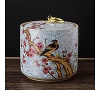 CPDDNGZMKK Pets Memorials Handmade Ceramics Chinese Style Cremation Urn For Human Or Pet Ashes Cats Dogs Animals Reptiles Ceramic Cremation Urns Funeral Box(2)