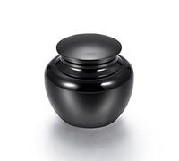 CPDDNGZMKK Pets Memorials Pure Handcraft Mini Cremation Urns Pet Human Memorial Stainless Steel Keepsake Jar 41 * 41mm Funeral Box(1)