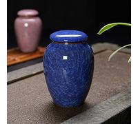 CPDDNGZMKK Pets Memorials Small Pet Urn Bird Dog Pet Urns Cremation Pet Caskets Funeral Vase Cat Cremation Ash Made Ceramics Hand Painted Funeral Box(2)