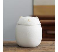 CPDDNGZMKK Pets Memorials Urn For Pet Ashes- Cat Shape Memorial Cremation Urns-Handcrafted Black Decorative Urns For Funeral Cat Urn Dog Urn Funeral Box(4)