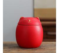 CPDDNGZMKK Pets Memorials Urn For Pet Ashes- Cat Shape Memorial Cremation Urns-Handcrafted Black Decorative Urns For Funeral Cat Urn Dog Urn Funeral Box(2)
