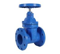 CPDHJMZO Gate valve Z45X-16Q Elastic seat seal ball ground cast iron flange soft seal dark rod fire gate valve water switch(DN450)