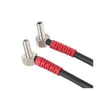 CPDHJMZO Small Laser photoelectric Sensor Elbow Through Beam 10-30VDC NPN PNP M05 06 Adjustable Distance mini Optical Switch(M5 10m Pnp No)