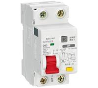 CPDHJMZO Small Leakage Protection Circuit Breaker DZ47sLES Upper line 2P C Type 20A 100mA; DZ47SLES2C20R100