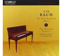 CPE Bach: The Solo Keyboard Music, Vol 1 - The Prussian Sonatas I /Spányi