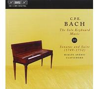 CPE Bach: The Solo Keyboard Music, Vol 10 - Sonatas and Suite 1749-1752 /Spányi