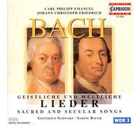 CPE/JCF Bach: Sacred and Secular Lieder