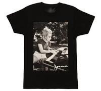 CPFJHY Lady-Joanne-Piano-Black-Gaga-Tshirt