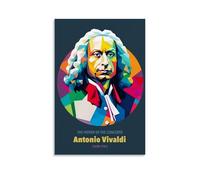 CPFSCWZP Antonio Vivaldi Great Singer Vintage Music Album Cover Canvas Poster Wall Art Decorative Painting Bedroom Painting Posters 24x36inch(60x90cm) Unframe-style