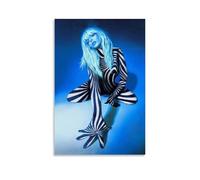 CPFSCWZP Bebe Rexha Great Singer Vintage Music Album Cover Canvas Poster Wall Art Decorative Painting Bedroom Painting Posters 12x18inch(30x45cm) Unframe-style
