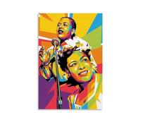 CPFSCWZP Billie Holiday Great Singer Vintage Music Album Cover Canvas Poster Wall Art Decorative Painting Bedroom Painting Posters 12x18inch(30x45cm) Unframe-style