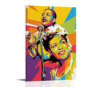 CPFSCWZP Billie Holiday Great Singer Vintage Music Album Cover Canvas Poster Wall Art Decorative Painting Bedroom Painting Posters 12x18inch(30x45cm) Frame-style