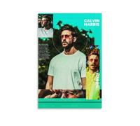 CPFSCWZP Calvin Harris Great Singer Vintage Music Album Cover Canvas Poster Wall Art Decorative Painting Bedroom Painting Posters 12x18inch(30x45cm) Unframe-style