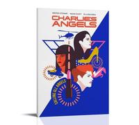 CPFSCWZP Charlie's Angels Great Movies Wonderful TV Series Canvas Poster Wall Art Decorative Painting Bedroom Painting Posters 16x24inch(40x60cm) Frame-style