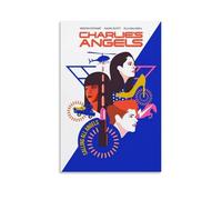 CPFSCWZP Charlie's Angels Great Movies Wonderful TV Series Canvas Poster Wall Art Decorative Painting Bedroom Painting Posters 16x24inch(40x60cm) Unframe-style