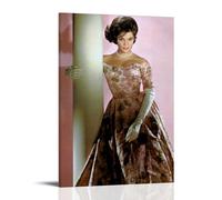 CPFSCWZP Connie Francis Great Singer Vintage Music Album Cover Canvas Poster Wall Art Decorative Painting Bedroom Painting Posters 16x24inch(40x60cm) Frame-style