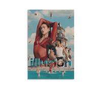 CPFSCWZP Dua Lipa Great Singer Vintage Music Album Cover Canvas Poster Wall Art Decorative Painting Bedroom Painting Posters 12x18inch(30x45cm) Unframe-style