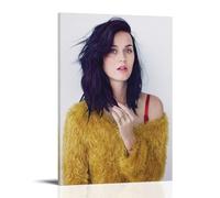 CPFSCWZP Katy Perry Great Singer Vintage Music Album Cover Canvas Poster Wall Art Decorative Painting Bedroom Painting Posters 08x12inch(20x30cm) Frame-style