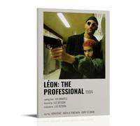 CPFSCWZP Léon The Professional Great Movies Wonderful TV Series Canvas Poster Wall Art Decorative Painting Bedroom Painting Posters 16x24inch(40x60cm) Frame-style