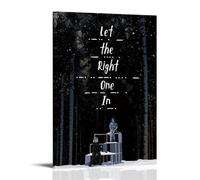 CPFSCWZP Let The Right One In Great Movies Wonderful TV Series Canvas Poster Wall Art Decorative Painting Bedroom Painting Posters 08x12inch(20x30cm) Frame-style