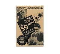 CPFSCWZP The 39 Steps Great Movies Wonderful TV Series Canvas Poster Wall Art Decorative Painting Bedroom Painting Posters 12x18inch(30x45cm) Unframe-style