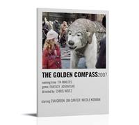 CPFSCWZP The Golden Compass Great Movies Wonderful TV Series Canvas Poster Wall Art Decorative Painting Bedroom Painting Posters 08x12inch(20x30cm) Frame-style