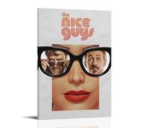 CPFSCWZP The Nice Guys Great Movies Wonderful TV Series Canvas Poster Wall Art Decorative Painting Bedroom Painting Posters 24x36inch(60x90cm) Frame-style