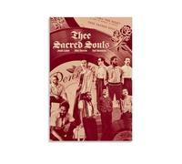CPFSCWZP Thee Sacred Souls Great Singer Vintage Music Album Cover Canvas Poster Wall Art Decorative Painting Bedroom Painting Posters 08x12inch(20x30cm) Unframe-style