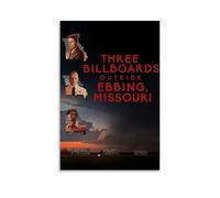 CPFSCWZP Three Billboards Outside Ebbing, Missouri Great Movies Wonderful TV Series Canvas Poster Wall Art Decorative Painting Bedroom Painting Posters 08x12inch(20x30cm) Unframe-style