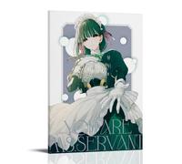 CPFSCWZP You Are Ms. Servant Popular Anime And Wonderful Anime Canvas Poster Wall Art Decorative Painting Bedroom Painting Posters 20x30inch(50x75cm) Frame-style
