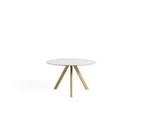 CPH20 Dining table Ø120 Oak/ White