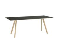 CPH30 Lacquered Table, Oak Base Black one size
