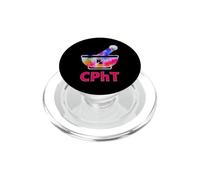 CPhT Certified Pharm Tech RX Pharmacist Mortar and Pestle PopSockets PopGrip for MagSafe