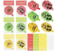 CPicdn 12 Pack Valentine's Day Whoopee Cushions Set, Skunk Whoopee Cushion with Self Sealing Bag Packaging Card Head, Valentine Fart Prank Kit Toys Party Favors Novelty Trick Joke Gift for Office Home