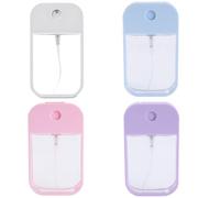 CPJJ 4 Pcs 45ml perfume atomiser, Travel bottles, Hand sanitiser spray, Refillable perfume bottle, Travel spray bottle, Mini spray bottle, A