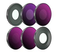 CPL/UV/ND8/16/32/64 Filter Set Compatible for DJI Osmo Action 3 Camera Lens Filter, CPL Circular Polarizers Filter UV Protection Camera Lens Filter Variable ND Filter Waterproof