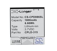 CPLD-315 Replacement Battery (1800mAh / 6.66Wh) For VODAFONE 889N, Smart 4, Smart 4 Turbo, Smart 4G,