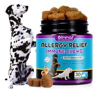 CPLINKUU Itch and Immunity Treats for Dogs, Dog Allergy Relief - Soothe Itchy Skin, Paws, Eyes, Ears, Skin & Coat Immune Health, All Breeds Sizes, Peking Duck 30 Chews