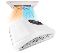 Cplsntaeam RV AC Unit Van Air Conditioning Roof Heater Combo, 12V/24V/48V/220V/115V Silent Roof Air Conditioner Unit with Heating & Cooling, for Camper, Truck, Trailer, Boat, Tractor,220V