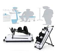 CPM Knee Rehabilitation Equipment with Wireless Remote Control + Digital Screen Display,Adjustable Exercise Angle,Speed and Bracket,Lower Limb Traction Machine,0-120° Adjustable(M)