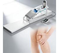 CPM Machine for Knee Rehabilitation, Adjustable Leg Stretcher with 0-140° Range, Smart Reciprocal Motion Therapy Device for Post-Surgery Recovery, Stiffness Relief and Home Exercise white