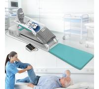 CPM Machine for Knee Rehabilitation, Adjustable Leg Stretcher with 0-140° Range, Smart Reciprocal Motion Therapy Device for Post-Surgery Recovery, Stiffness Relief and Home Exercise blue