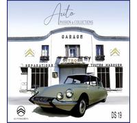 CPMD15004N2 Square Card with White Envelope Format 15 x 15 cm - CITROEN DS/Official Licence Citroen Auto Passion & Collections - With Glossy Effect - White Interior - Made in France